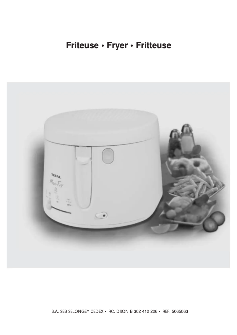 Imagen de la primera página del manual del dispositivo FF1004 MaxiFry