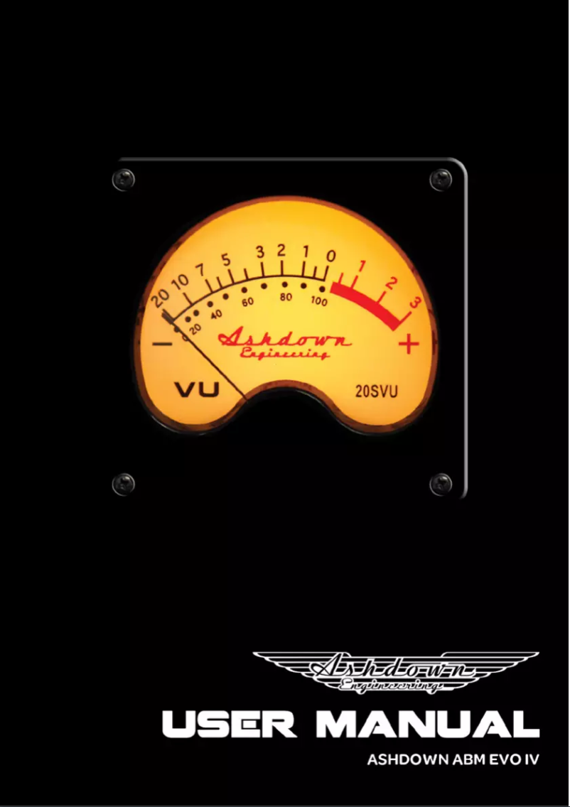 Página 1 del manual Manual de usuario Ashdown Engineering ABM-115H-EVO IV