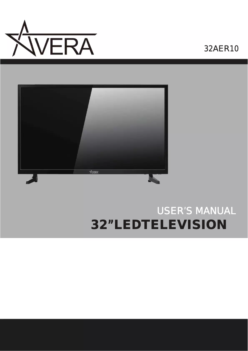 Página nº 1 - Manual de usuario Avera 32AER10