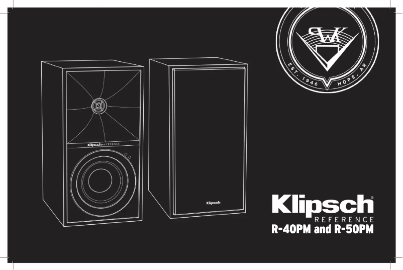 Página 1 del manual Manual de usuario Klipsch R-40PM