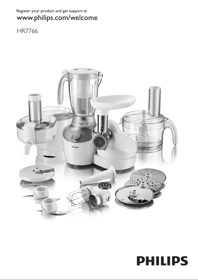 Página 1 del manual Manual de usuario Philips HR7766