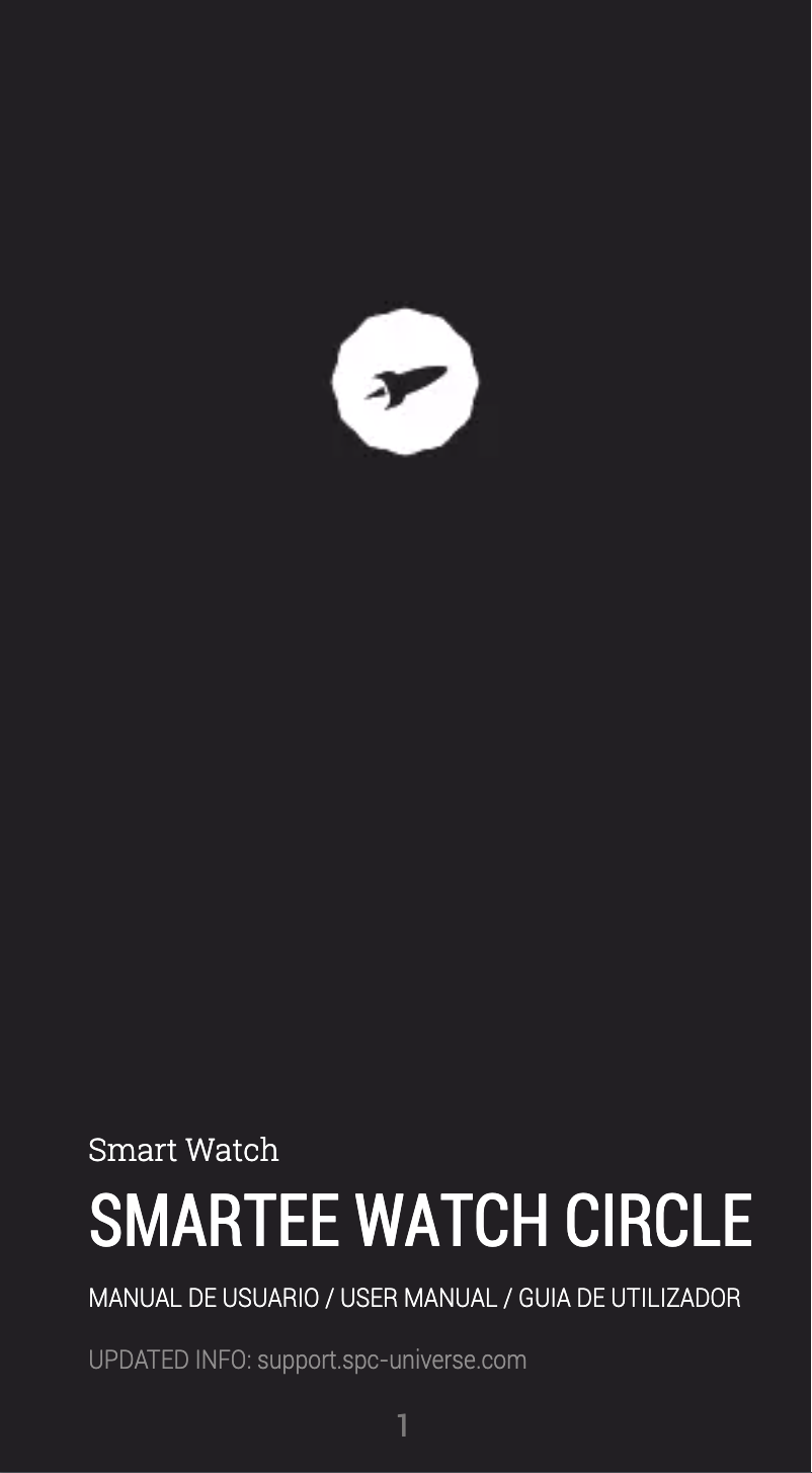 Imagen de la primera página del manual del dispositivo Smartee Watch Circle