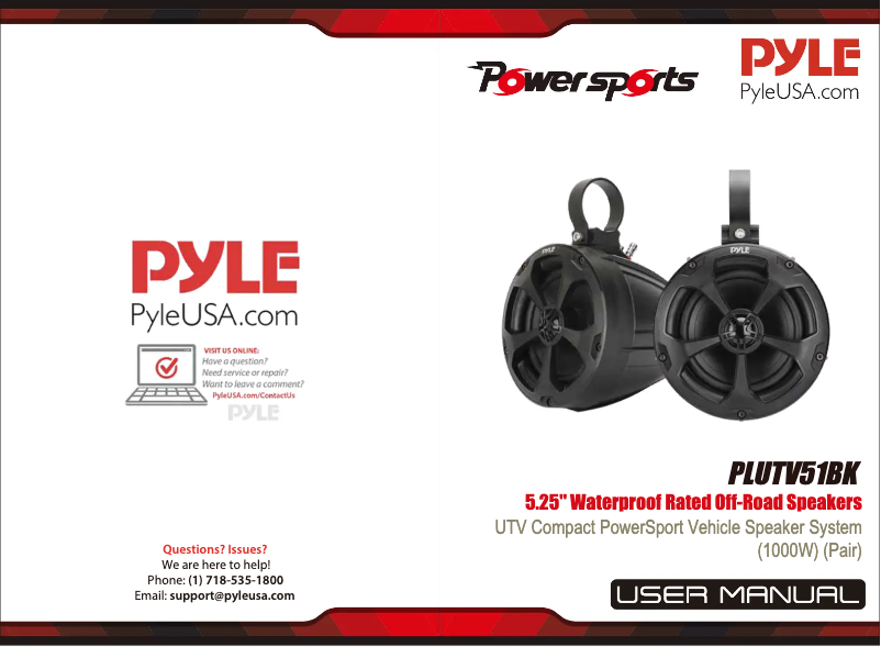 Imagen de la primera página del manual del dispositivo PLUTV51BK