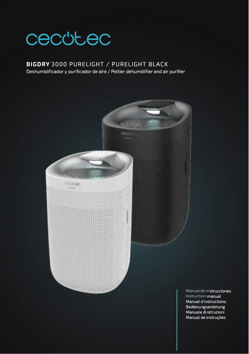 Página nº 1 - Manual de usuario Cecotec BigDry 3000 Purelight