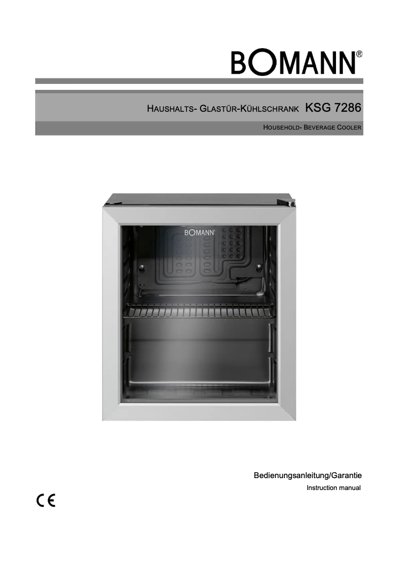 Imagen de la primera página del manual del dispositivo KSG 7286