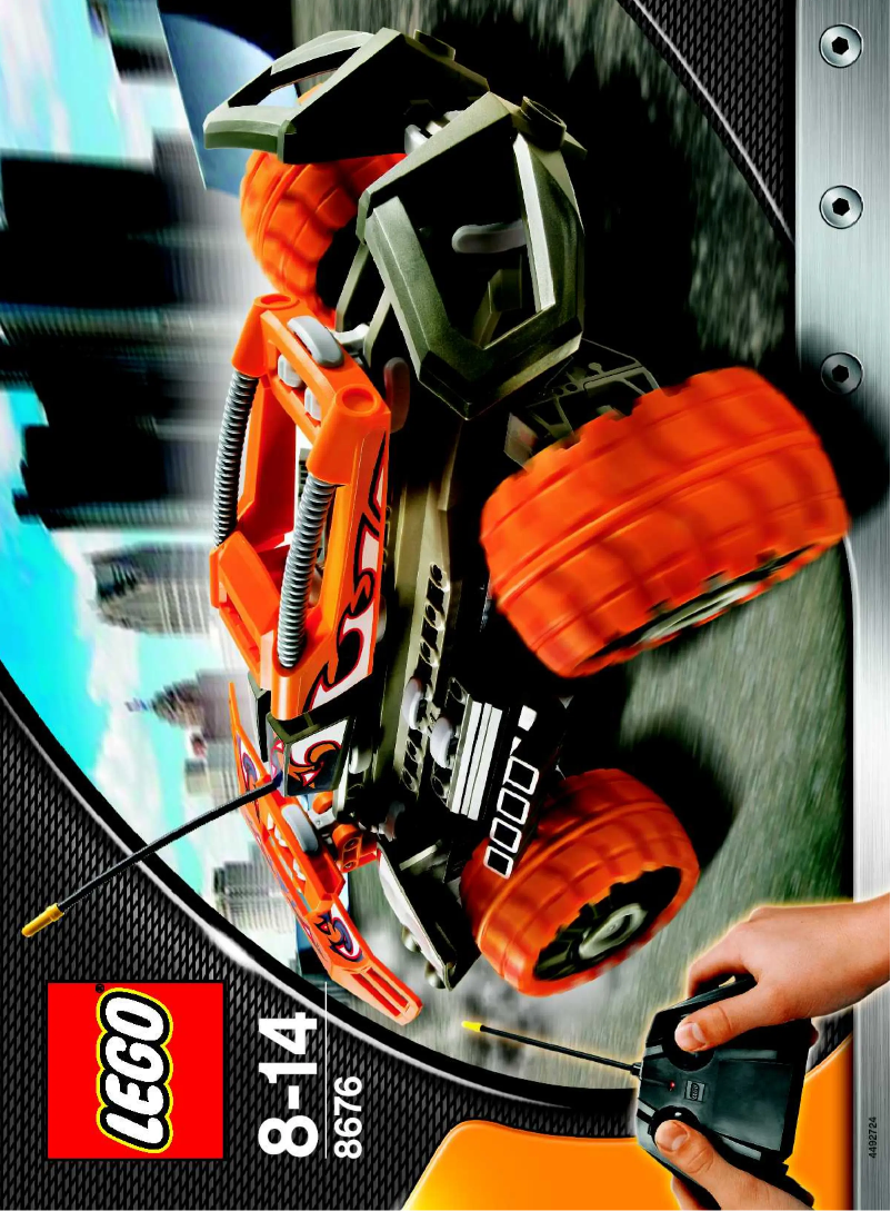 Página 1 del manual Manual de usuario Lego Racers 8676