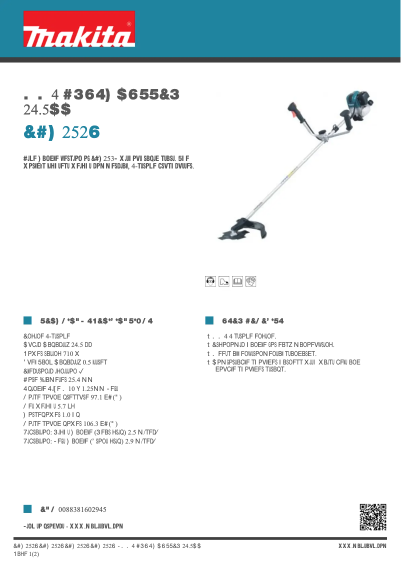 Imagen de la primera página del manual del dispositivo EBH252U