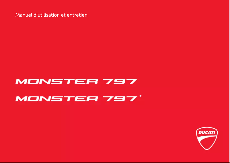 Página 1 del manual Manual de usuario Ducati Monster 797+ (2019)