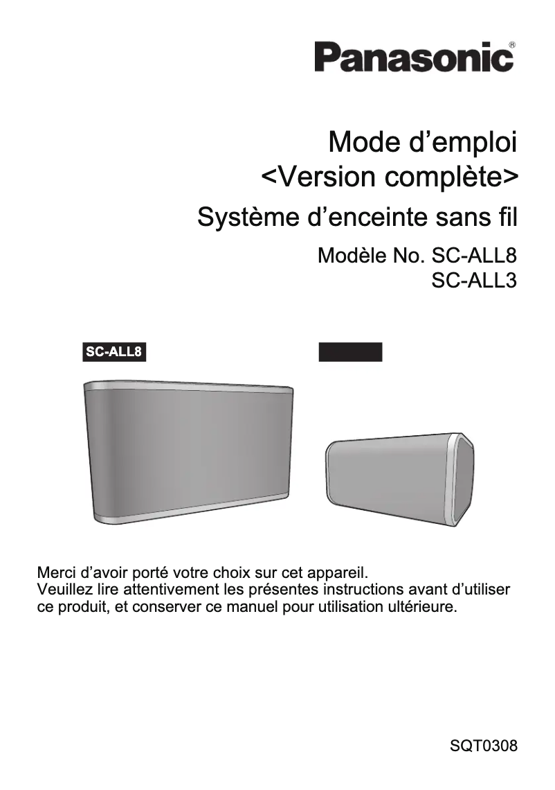 Imagen de la primera página del manual del dispositivo SC-ALL8