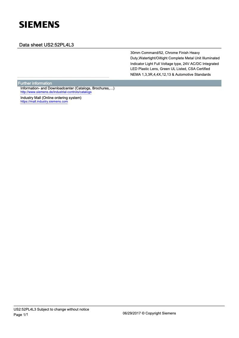 Imagen de la primera página del manual del dispositivo US2:52PL4L3