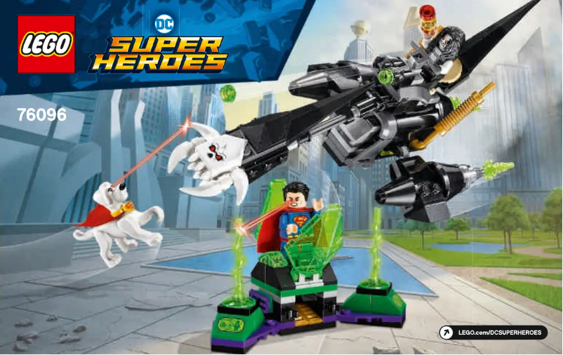 Página 1 del manual Instrucciones visuales Lego DC Super Heroes 76096