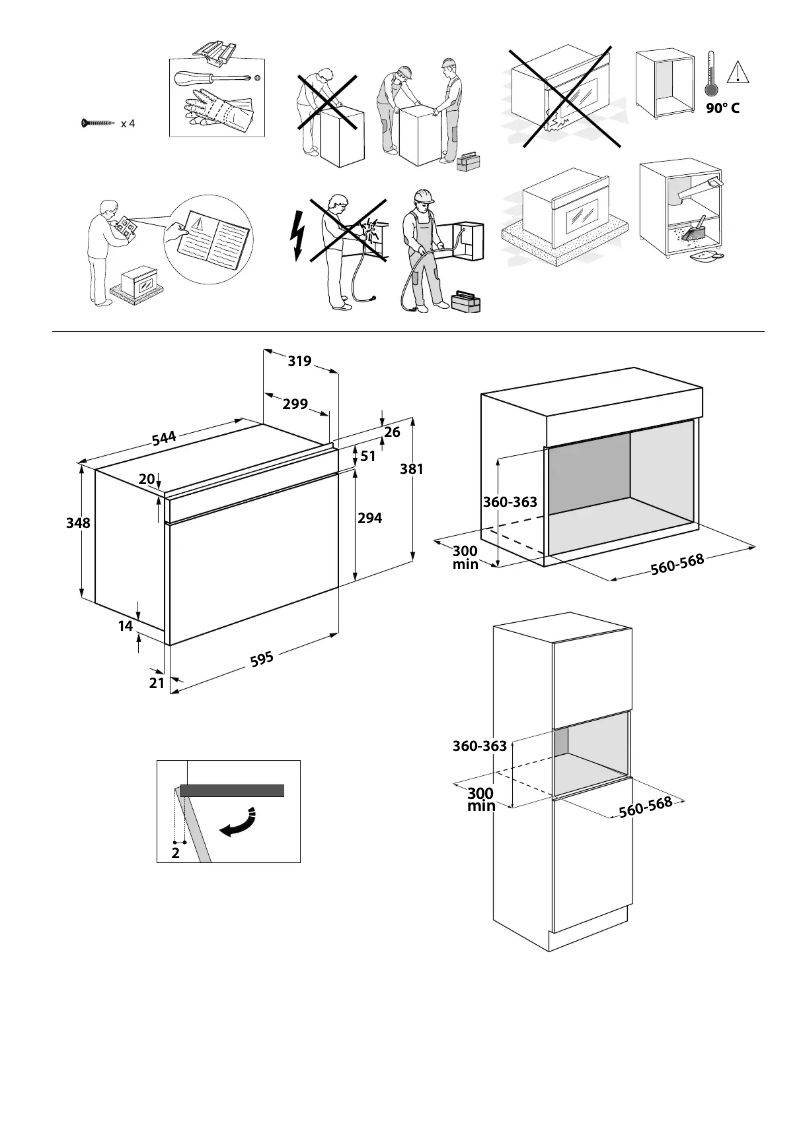 Página 1 del manual Instrucciones de seguridad Bauknecht EMNK5 2438 ES