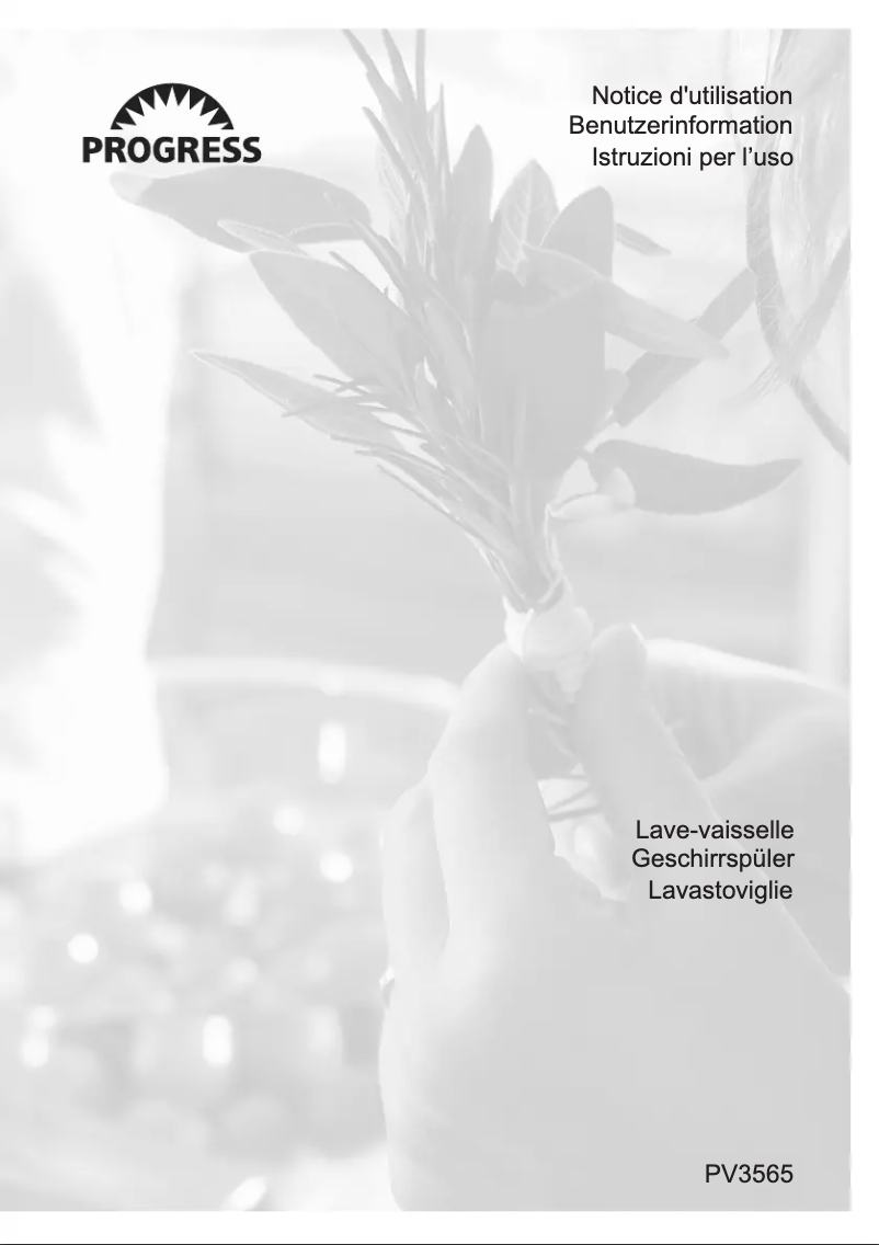 Página 1 del manual Manual de usuario Progress PV3565