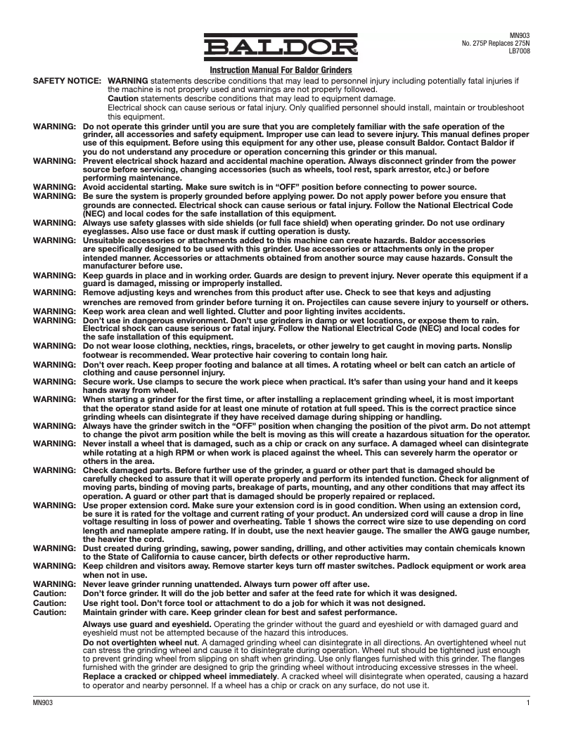 Página 1 del manual Manual de usuario ABB 7B8107WD