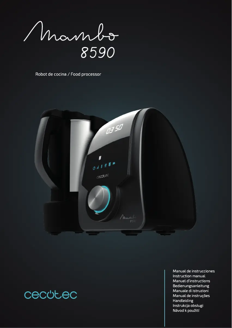 Imagen de la primera página del manual del dispositivo Mambo 8590