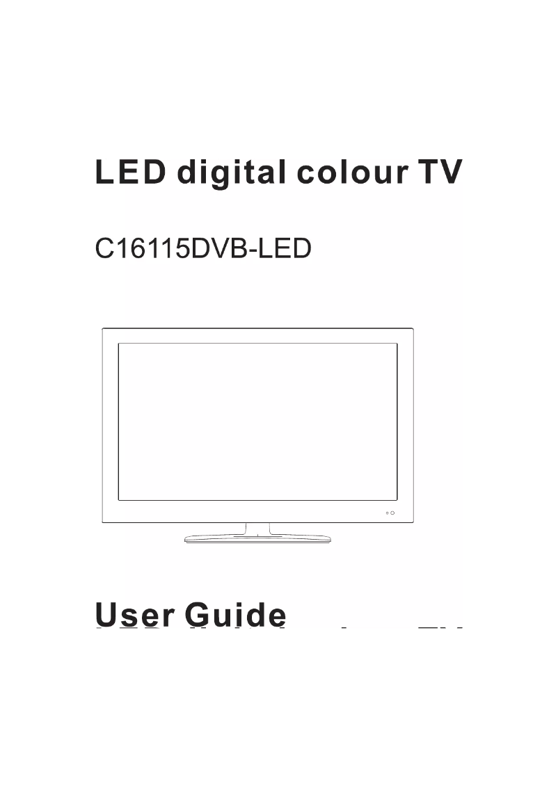 Imagen de la primera página del manual del dispositivo C16115DVB