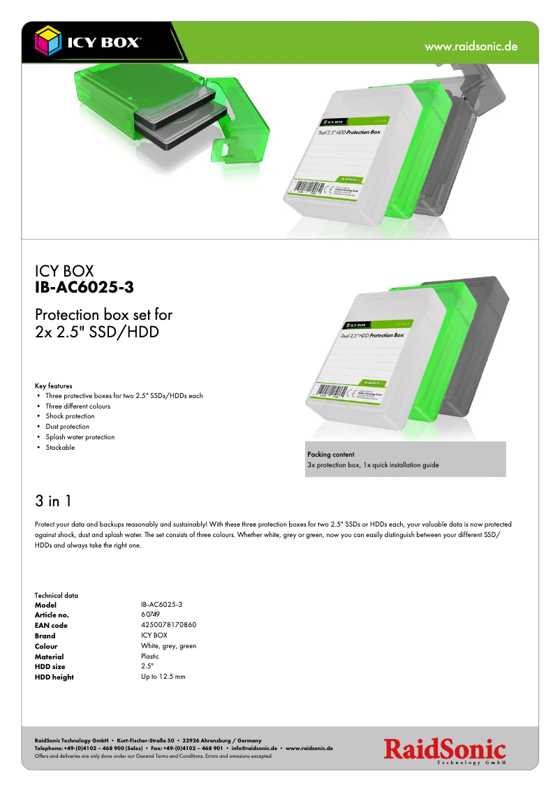 Imagen de la primera página del manual del dispositivo IB-AC6025-3