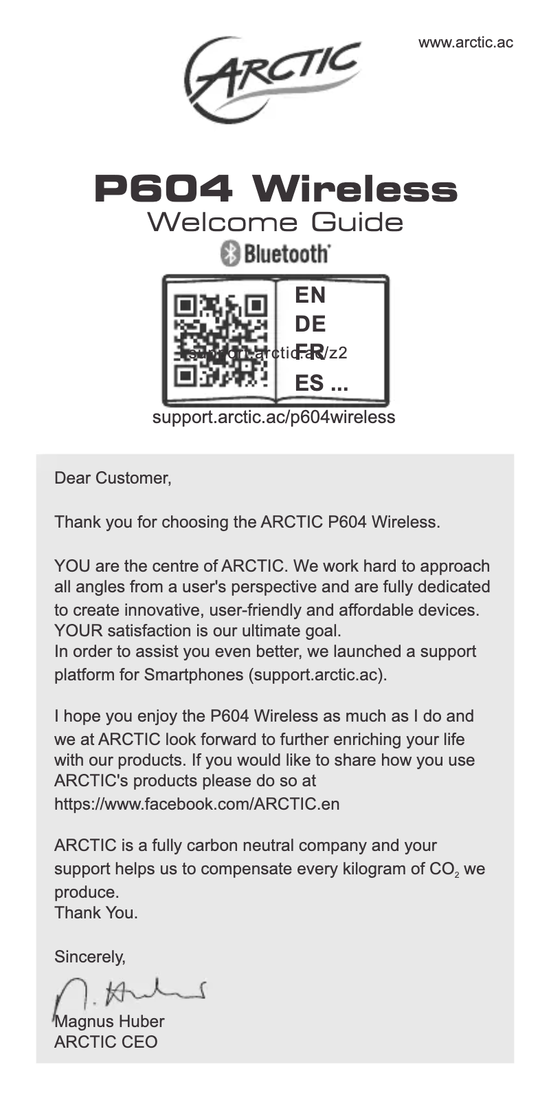 Página nº 1 - Manual de usuario Arctic Cooling P604