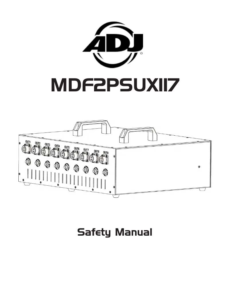 Imagen de la primera página del manual del dispositivo MDF2PSUX117
