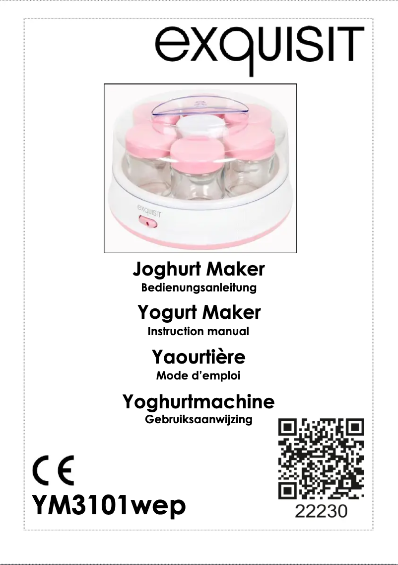 Imagen de la primera página del manual del dispositivo YM 3101 wep