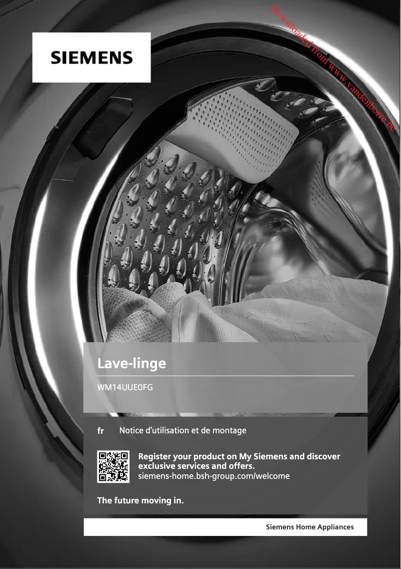 Página nº 1 - Manual de usuario Siemens WM14UUE0FG