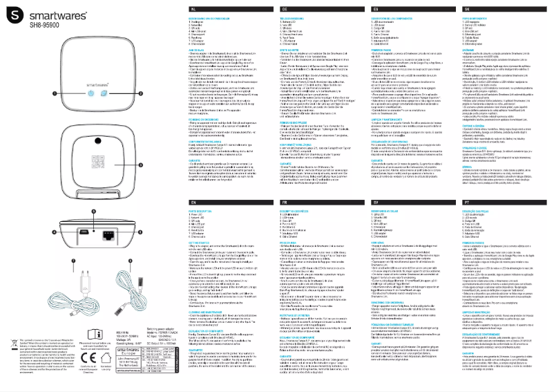Página 1 del manual Manual de usuario Smartwares SH8-95900
