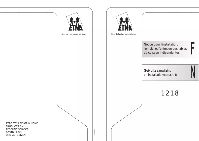 Imagen de la primera página del manual del dispositivo 1218VW