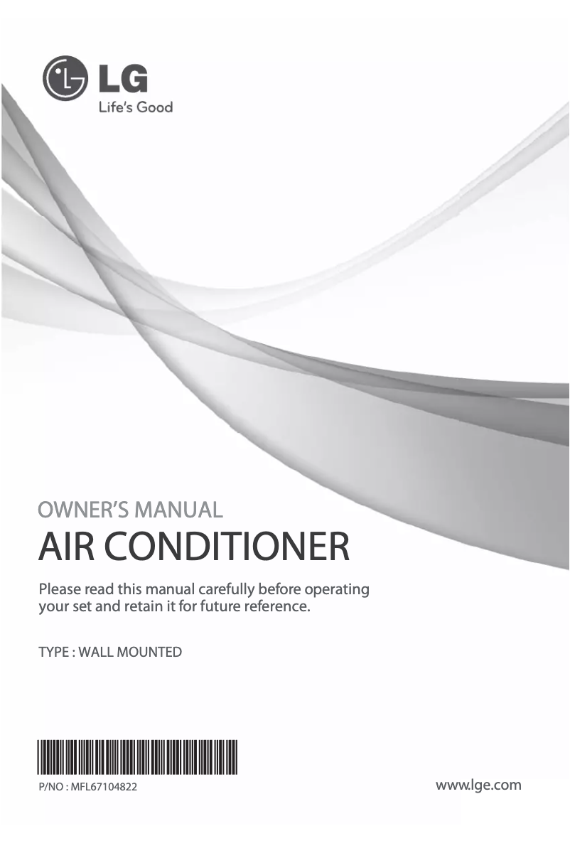 Página 1 del manual Manual de usuario LG BSNQ096W4A0