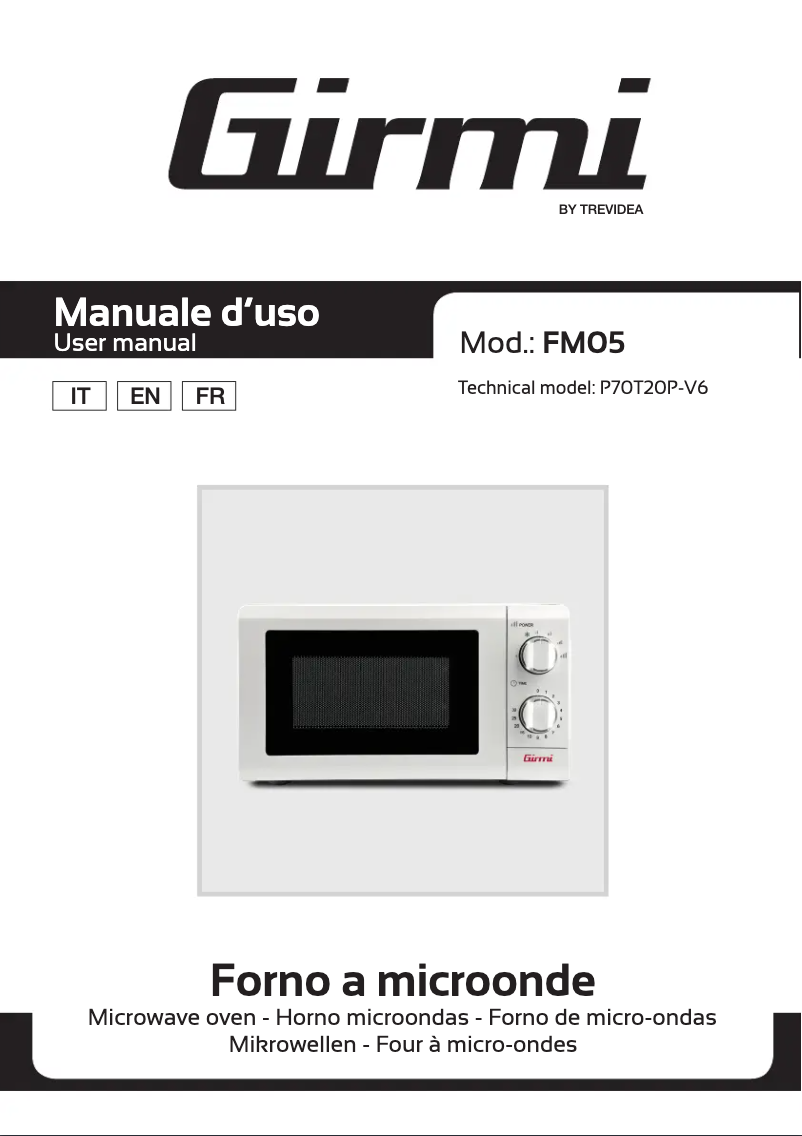 Página 1 del manual Manual de usuario Girmi FM05