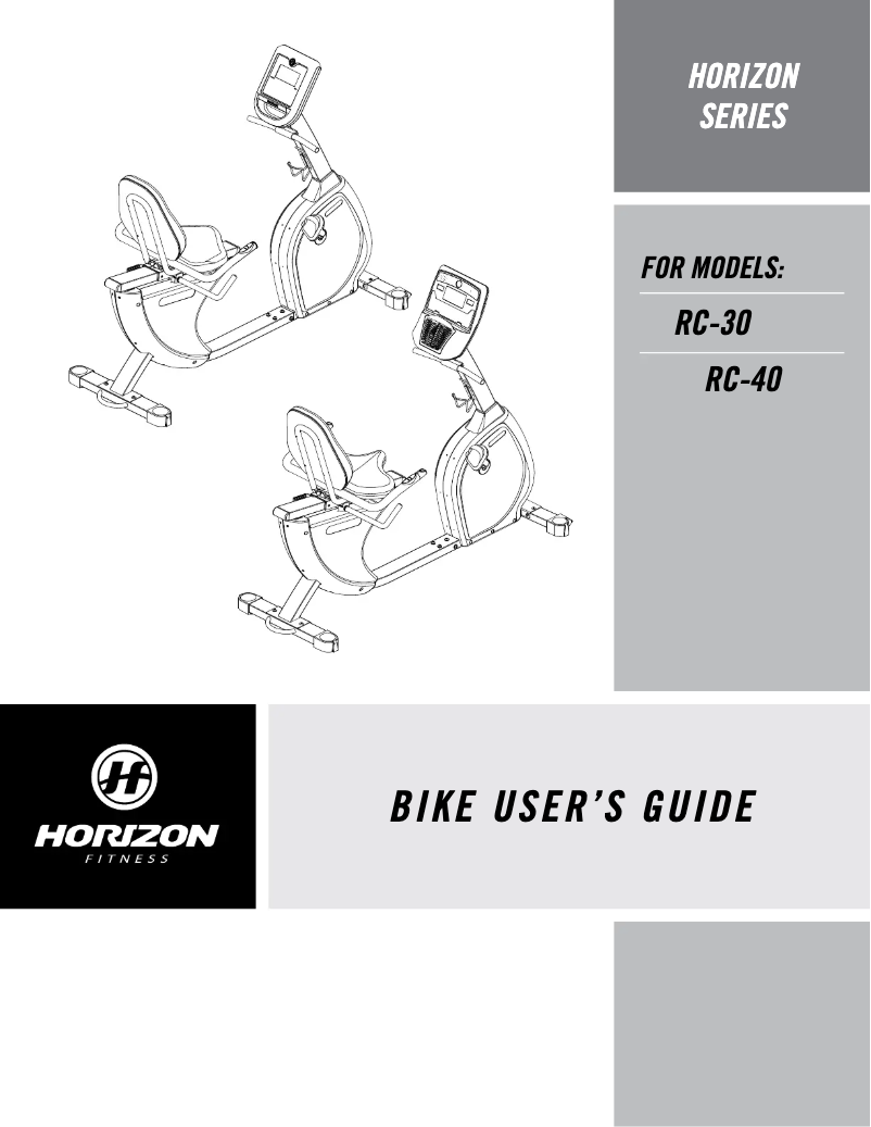 Imagen de la primera página del manual del dispositivo RC40