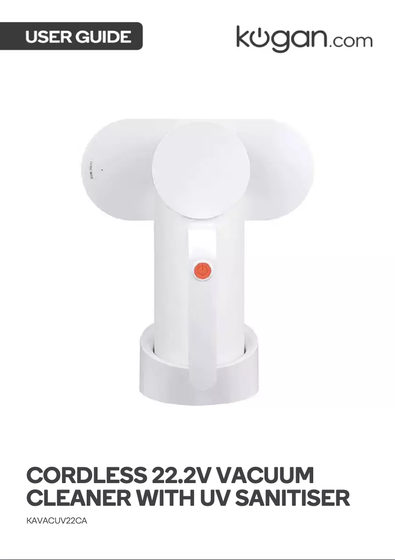Página 1 del manual Manual de usuario Kogan KAVACUV22CA