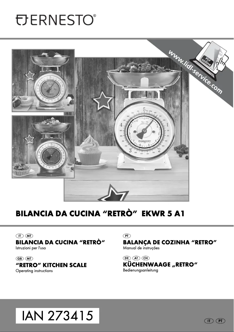 Imagen de la primera página del manual del dispositivo EKWR 5 A1