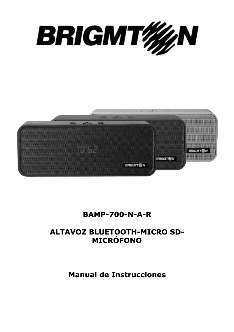Imagen de la primera página del manual del dispositivo BAMP-700-A
