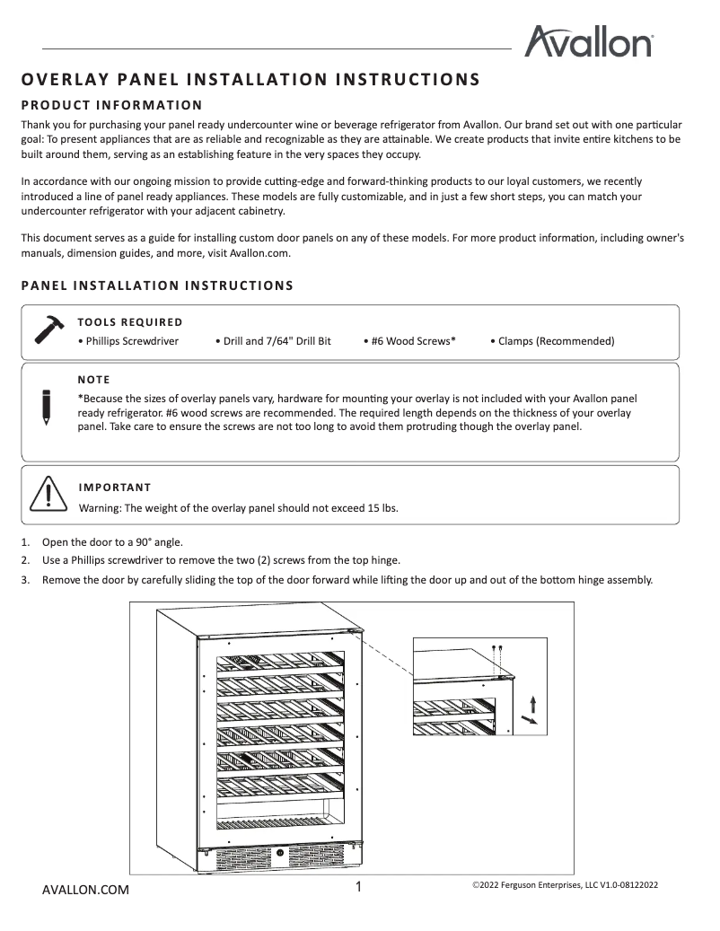 Imagen de la primera página del manual del dispositivo ABR242BLSS