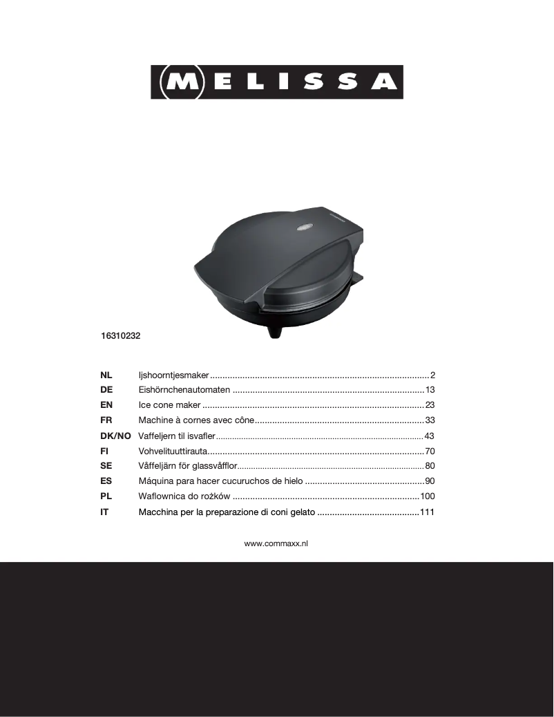 Imagen de la primera página del manual del dispositivo 16310232