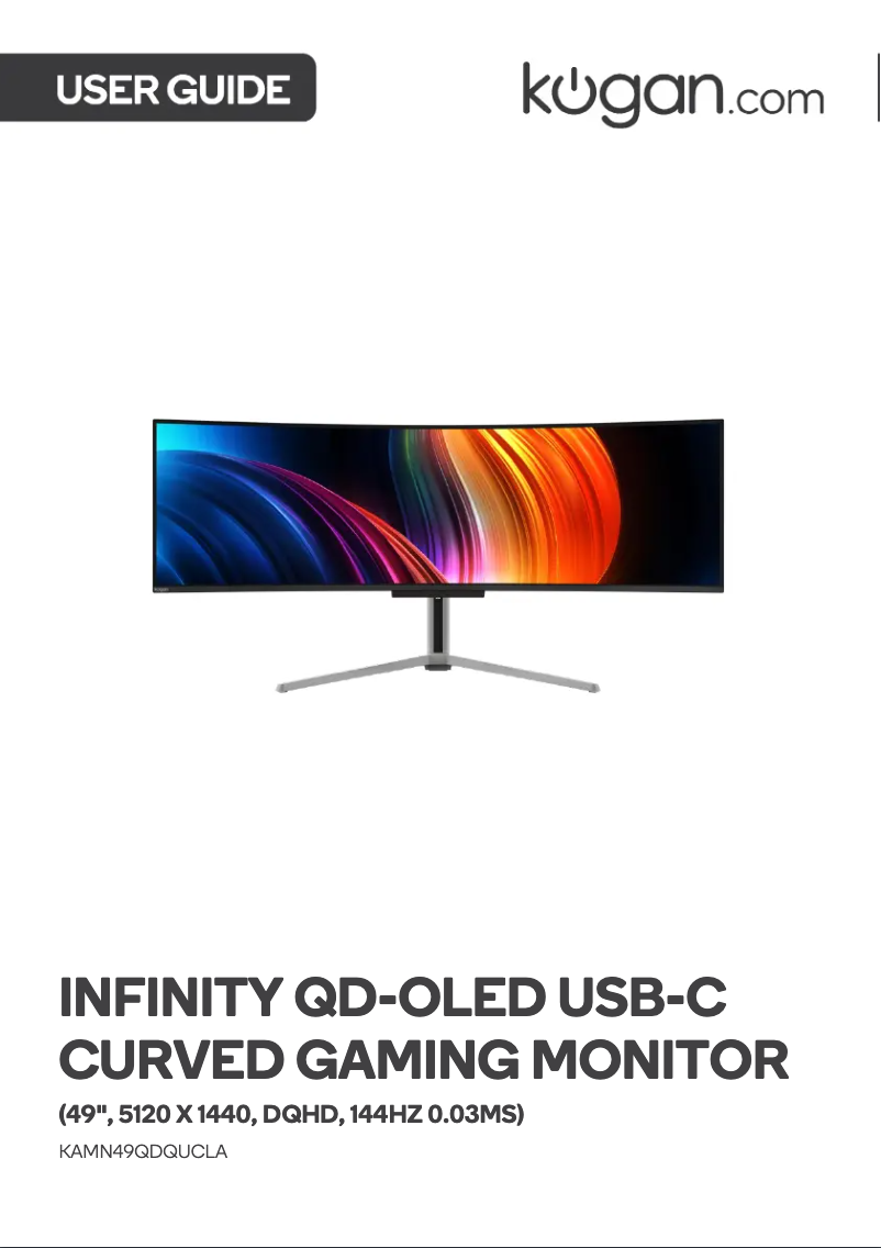 Imagen de la primera página del manual del dispositivo KAMN49QDQUCLA