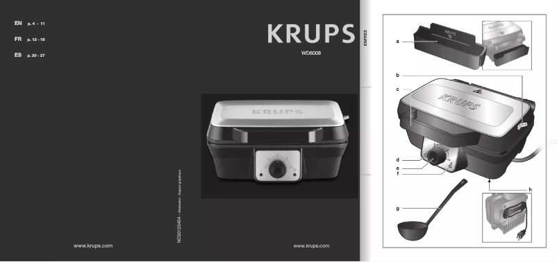 Imagen de la primera página del manual del dispositivo WD6008