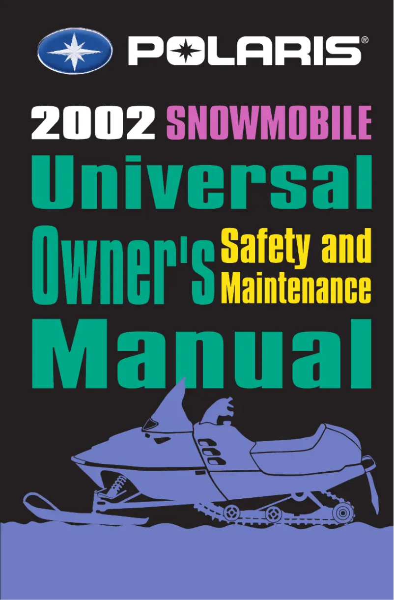 Página 1 del manual Manual de usuario Polaris Frontier (2002)