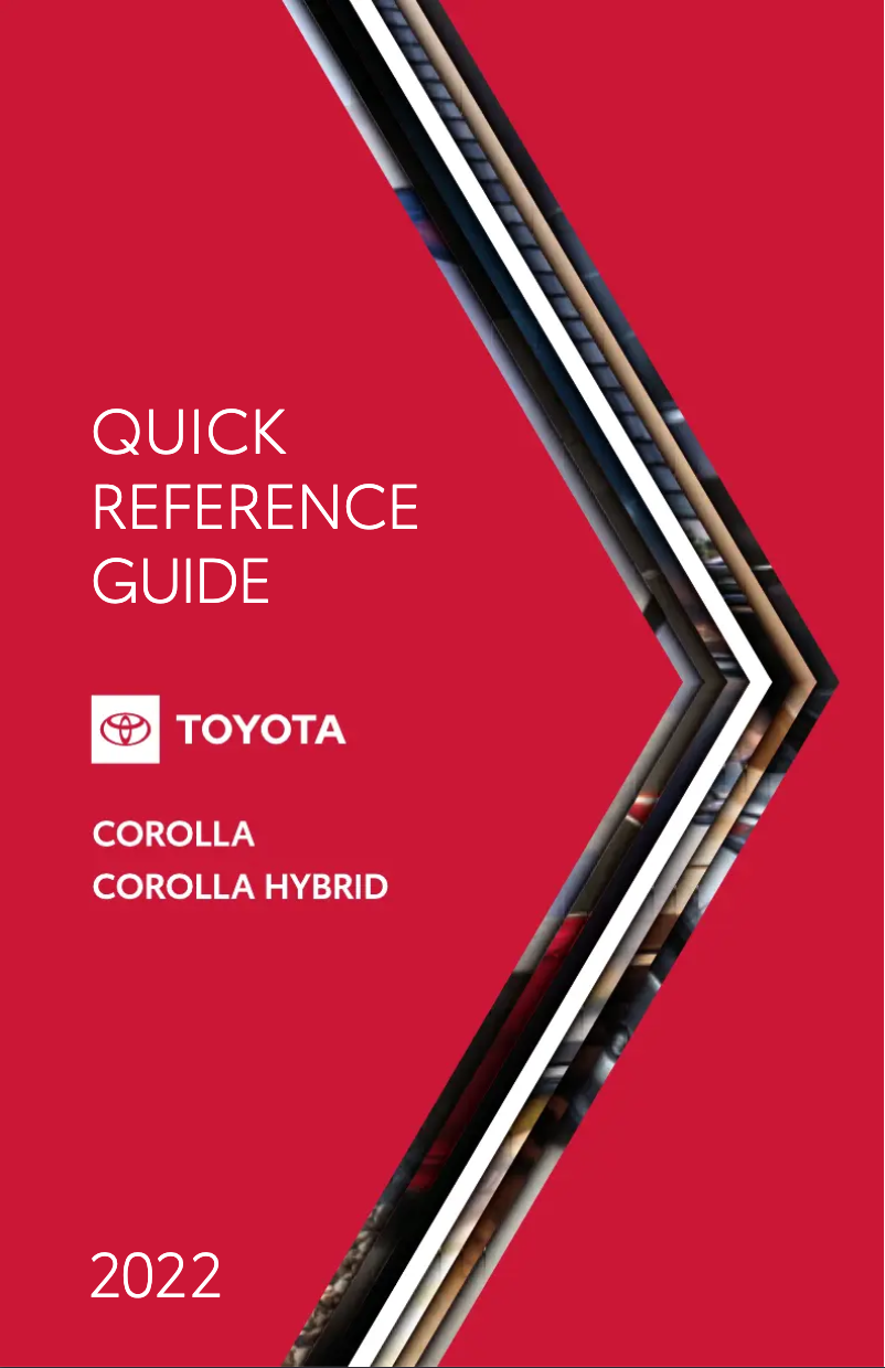 Página 1 del manual Manual de usuario Toyota Corolla Hybrid (2022)
