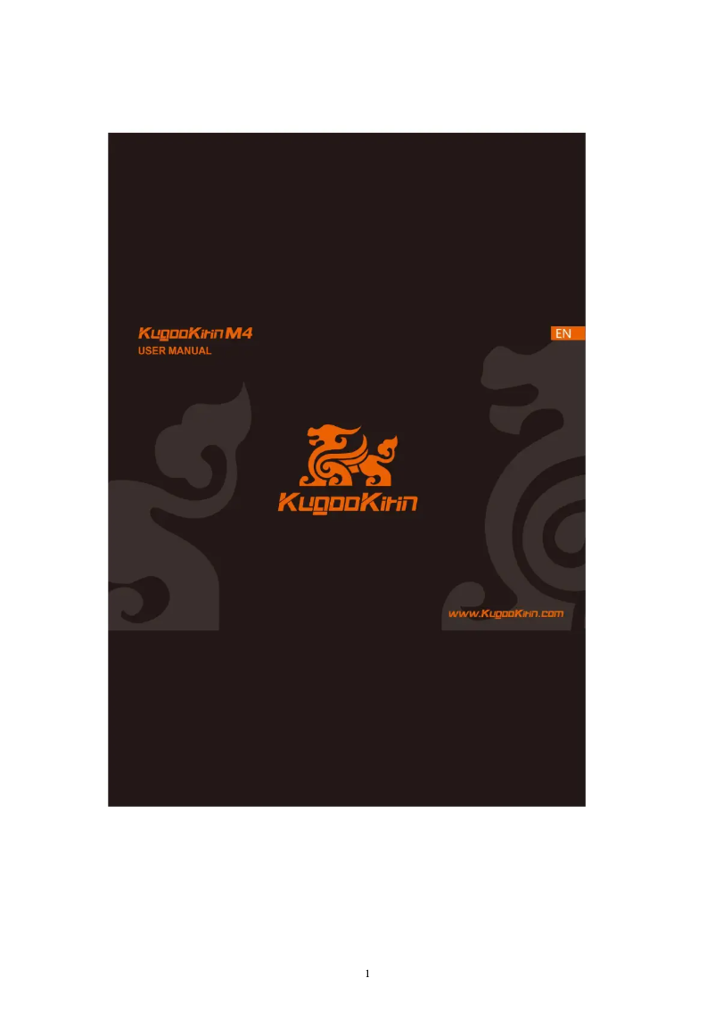 Imagen de la primera página del manual del dispositivo Kirin M4