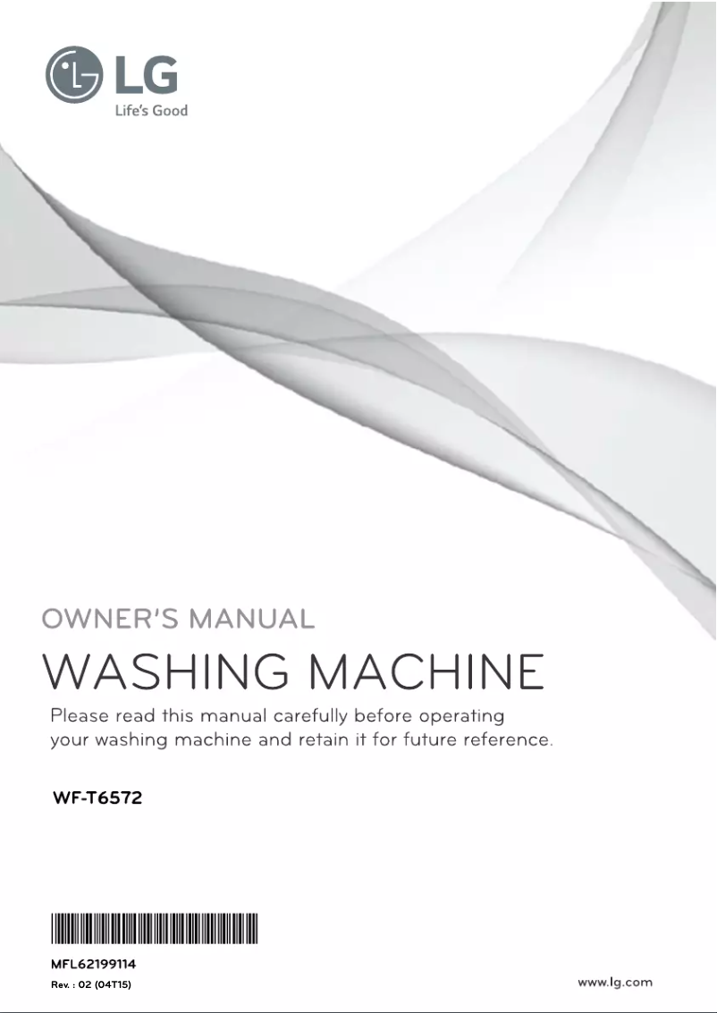 Página 1 del manual Manual de usuario LG WF-T6572