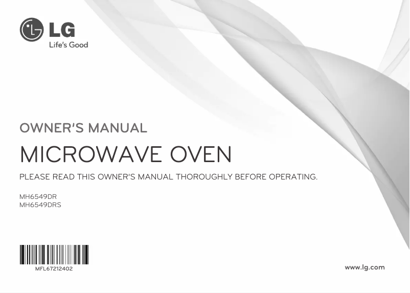 Imagen de la primera página del manual del dispositivo MH6549DR