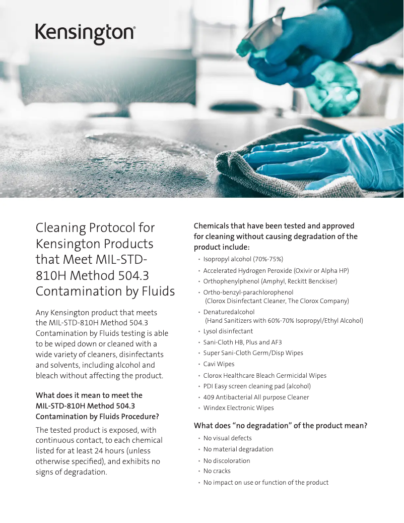 Página 1 del manual Manual de usuario Kensington K62399US