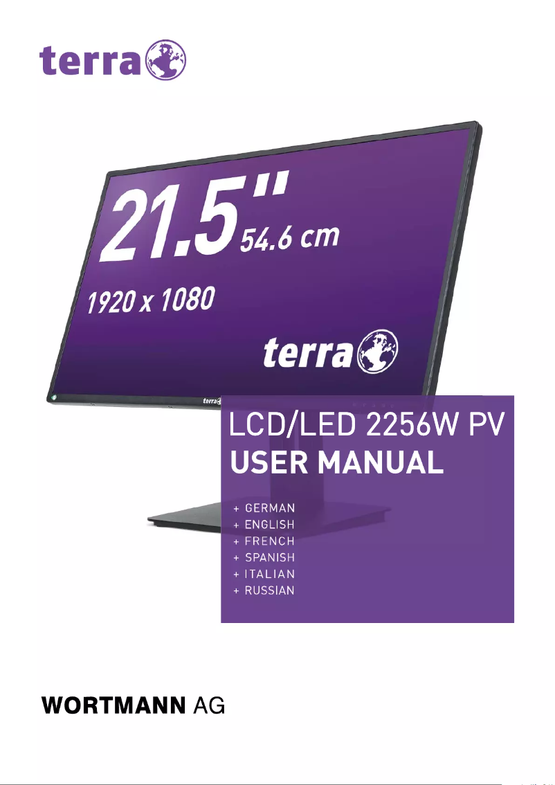 Página 1 del manual Manual de usuario Wortmann AG 2256W PV
