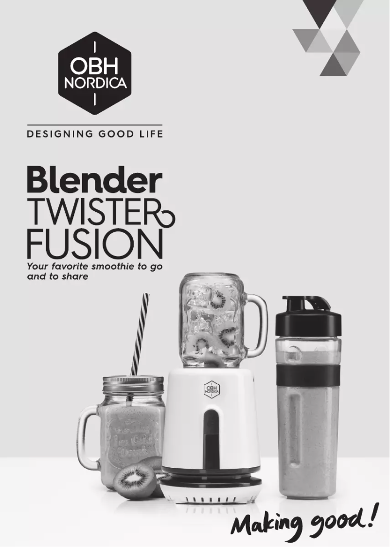 Imagen de la primera página del manual del dispositivo Twister Fusion