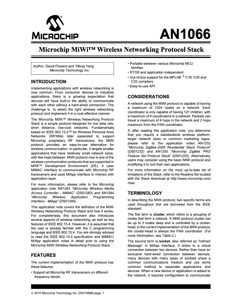 Página nº 1 - Manual de usuario Microchip PIC18F27J13