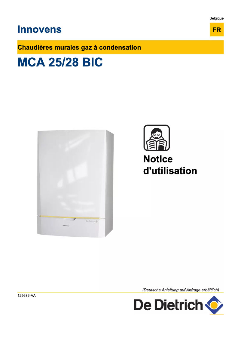 Imagen de la primera página del manual del dispositivo MCR 24/28 BIC