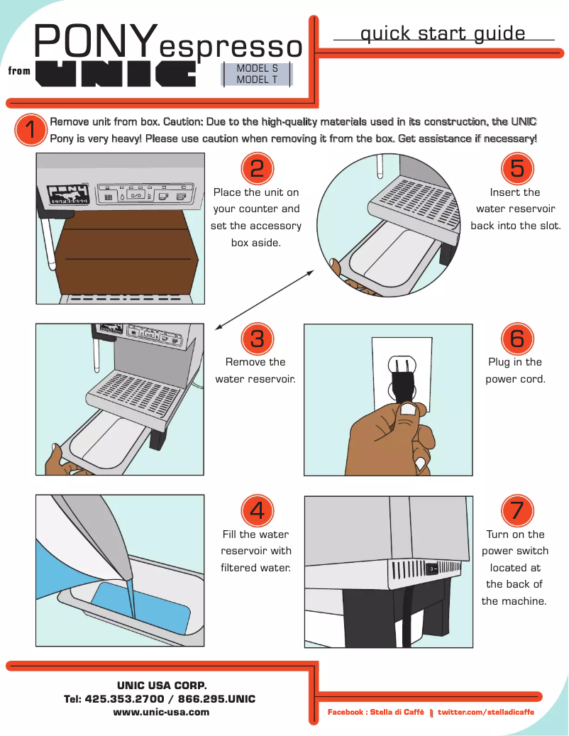Imagen de la primera página del manual del dispositivo Pony 4