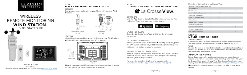 Página 1 del manual Manual de usuario La Crosse Technology V21v4