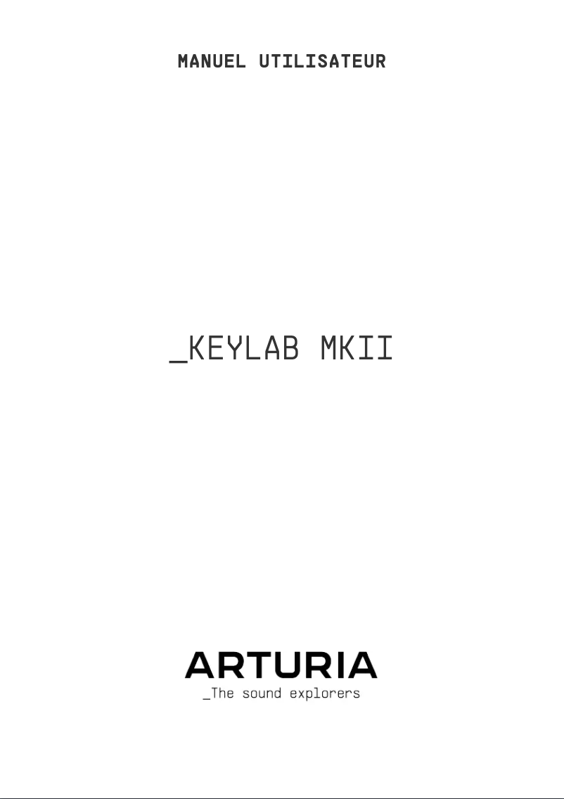 Imagen de la primera página del manual del dispositivo Keylab 49 MkII
